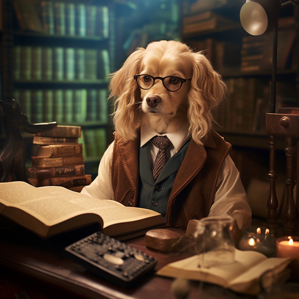 A Tale of Nine Decades: Custom Pet Canvas Portrait for the 90th Celebration