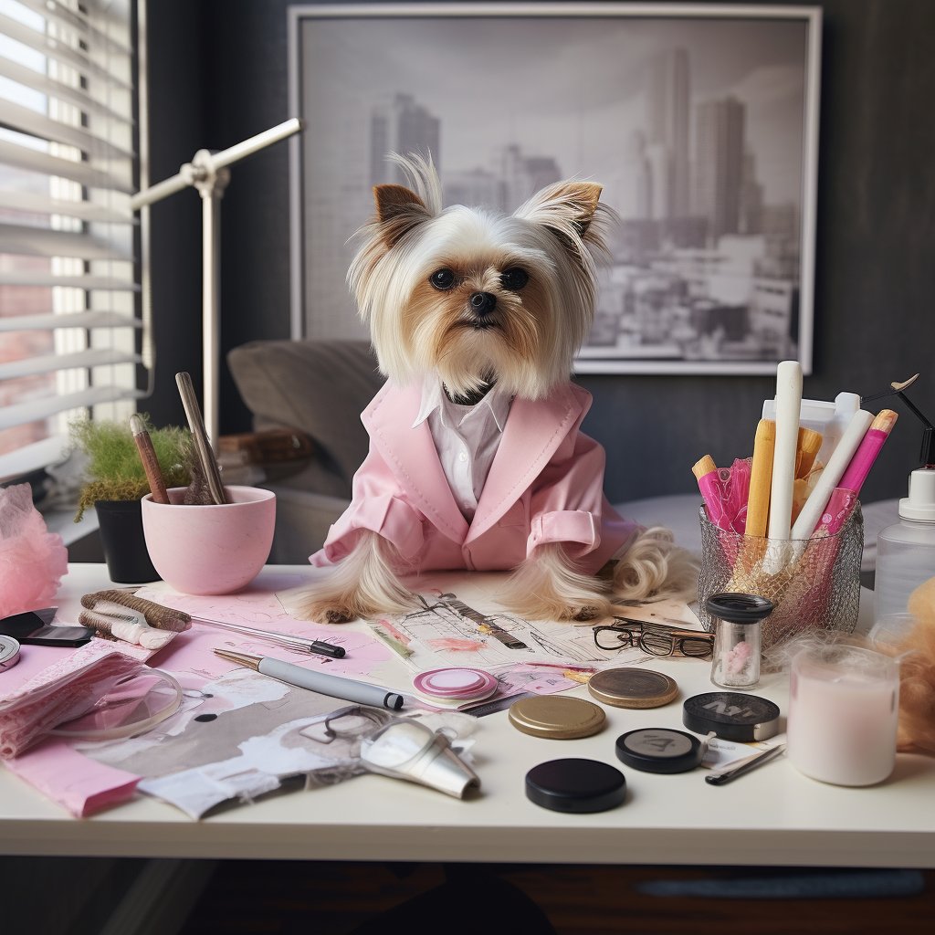 Sibling Style: Interior Designer Pet Portraits for Your Brother