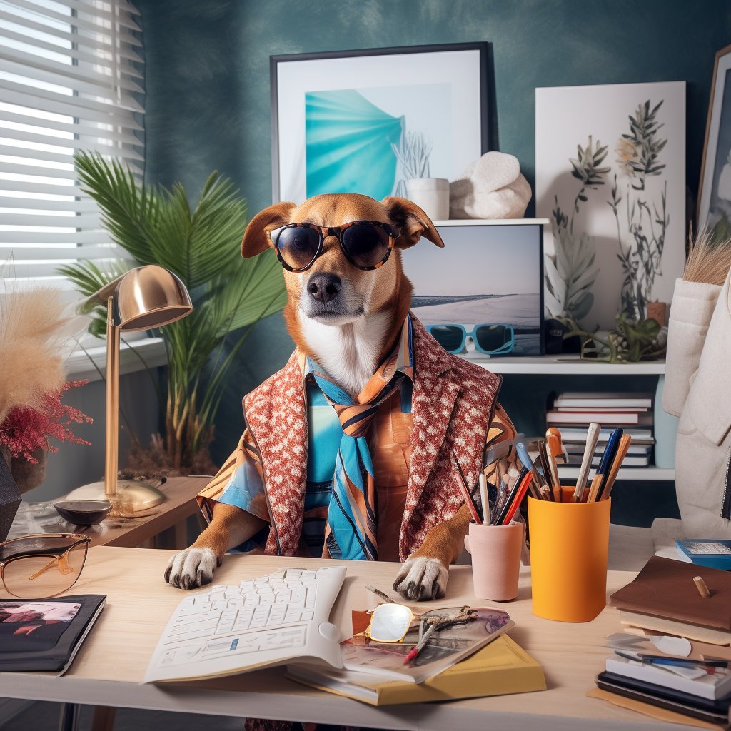 Timeless Love: Interior Designer Pet Portraits as Wife's Birthday Presents