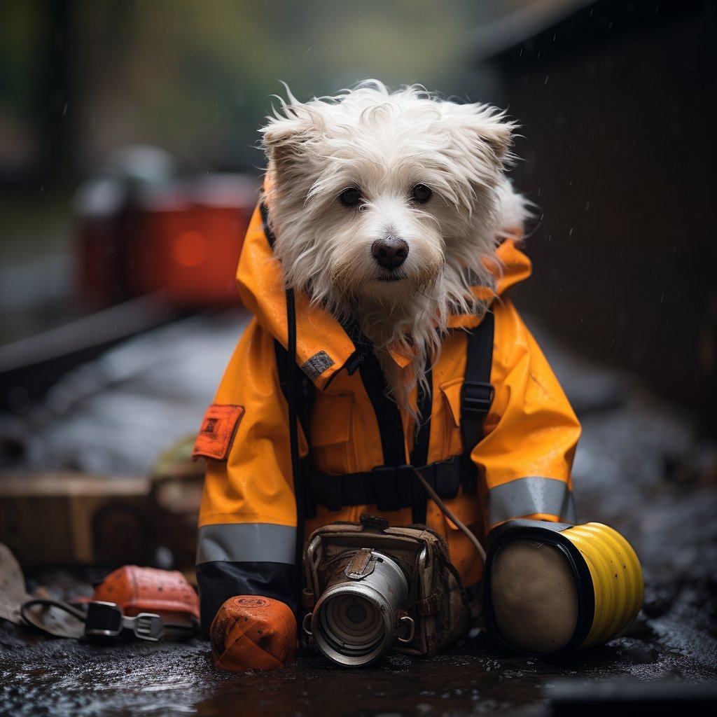 Cherished Beginnings: Personalized 1st Birthday Pet Portrait