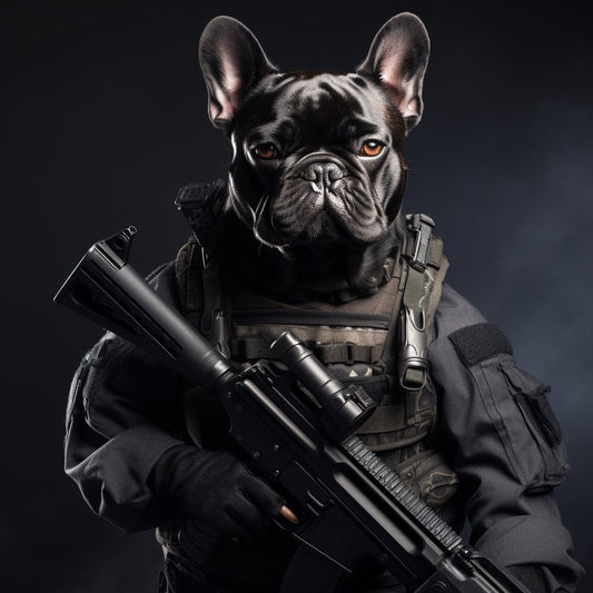 Valor in Canvas: Custom Police Pet Portraits