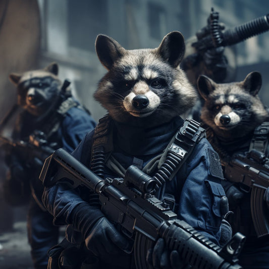 Valor in Artistry: Custom Dog Photos Transformed into Police-Themed Portraits