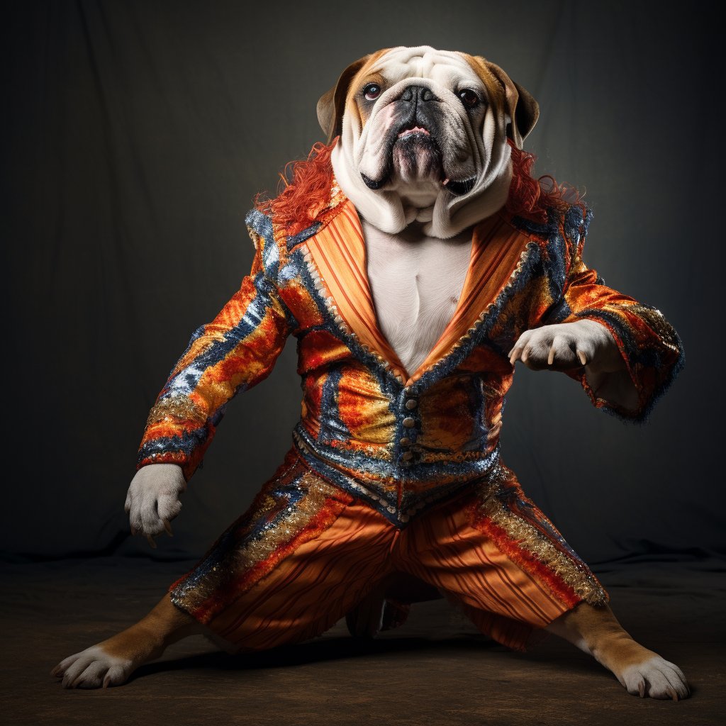 Tenacious Tails: Boxer Wall Art Symbolizing Perseverance