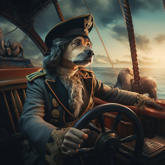 Fab Funky Frenchie Pirate: Custom Print